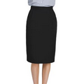 Ladies Hip Pleated UltraLux Skirt Black